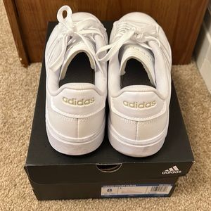 Adidas Grand Court Alpha.  Size 8. White.